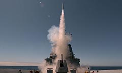 HMAS Sydney RIM-162 Evolved Sea Sparrow Missile CSSQT Southern California Exercise Area